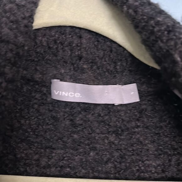 Vince Wool Cashmere Blend Open Chunky Pocket Sweater - Picture 5 of 8